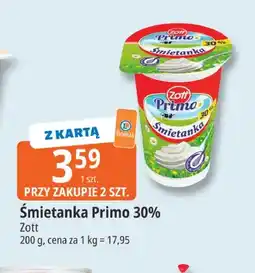 E.Leclerc Śmietanka Zott Primo 30% oferta