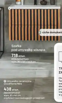 Castorama Umywalka ceramiczna GoodHome Nira oferta