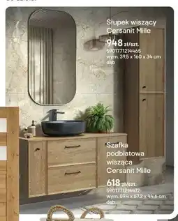 Castorama Słupek wiszący Cersanit Mille dąb oferta