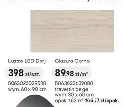 Castorama Glazura Corno travertin beige oferta