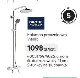 Castorama Kolumna prysznicowa GROHE Vitalio chrom oferta