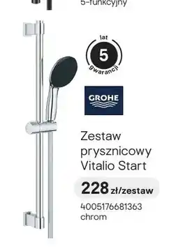 Castorama Zestaw prysznicowy GROHE Vitalio Start oferta