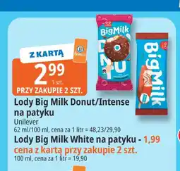 E.Leclerc Lody Big Milk Donut na patyku oferta