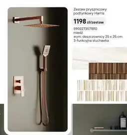Castorama Zestaw prysznicowy podtynkowy Harris oferta