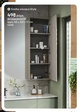 Castorama Szafka wisząca Style fume oferta