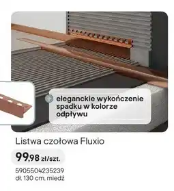 Castorama Listwa czołowa Fluxio miedź oferta