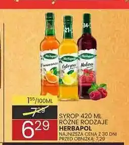 Wafelek Syrop o smaku pomarańczowym Herbapol oferta