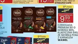 Wafelek Czekolada Premium Gorzka 90% Wawel oferta