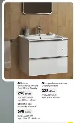 Castorama Bateria umywalkowa wysoka GoodHome Cavally oferta