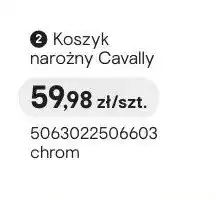 Castorama Koszyk narożny GoodHome Cavally chrom oferta