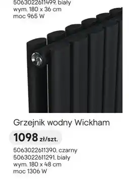 Castorama Grzejnik wodny GoodHome Wickham oferta