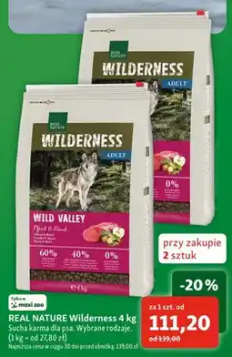 Maxi Zoo Sucha karma dla psa Real Nature Wilderness oferta