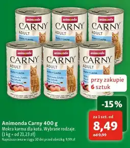 Maxi Zoo Mokra karma dla kota Animonda Carny Adult Huhn + Lachs oferta