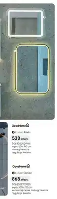 Castorama Lustro łazienkowe GoodHome Carder oferta