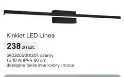 Castorama Kinkiet LED Linea czarny oferta