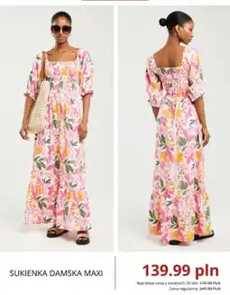 Big Star Sukienka damska maxi Big Star oferta