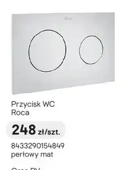 Castorama Przycisk WC Roca perłowy mat oferta