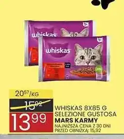 Wafelek Karma dla kota Whiskas Selezione Gustosa 8-pak oferta