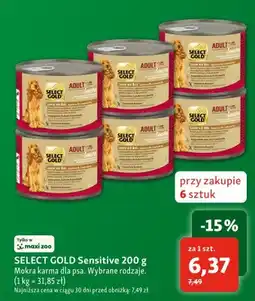 Maxi Zoo Mokra karma dla psa Select Gold Sensitive oferta