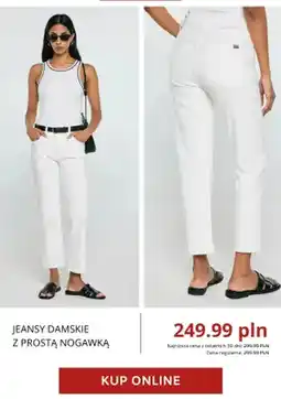 Big Star Jeansy damskie z prostą nogawką Big Star oferta