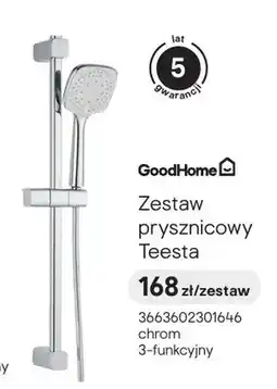 Castorama Zestaw prysznicowy GoodHome Teesta oferta
