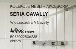 Castorama Wieszaczek x 4 GoodHome Cavally chrom oferta