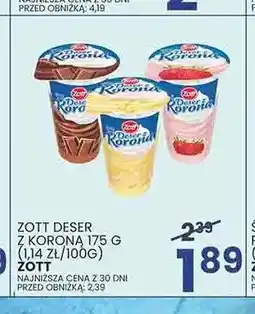 Wafelek Deser z koroną czekoladowy Zott oferta