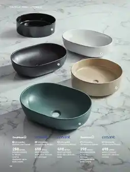 Castorama Umywalka ceramiczna GoodHome Samal śr. 40 cm czarna oferta