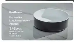 Castorama Umywalka konglomeratowa GoodHome Apanas czarno-biała oferta