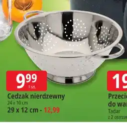 E.Leclerc Cedzak nierdzewny 24x10 cm oferta