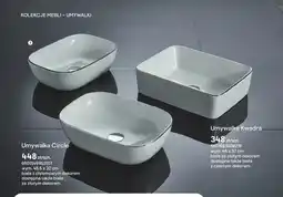Castorama Umywalka Circle biała z chromowym dekorem oferta