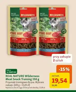 Maxi Zoo Przysmaki treningowe dla psa REAL NATURE Wilderness Meat Snack Training oferta