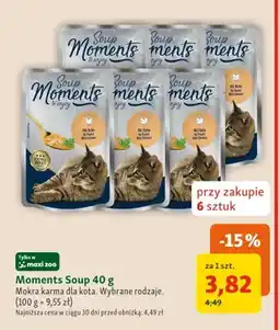 Maxi Zoo Mokra karma dla kota Moments Soup oferta