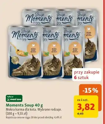 Maxi Zoo Mokra karma dla kota Moments Soup oferta