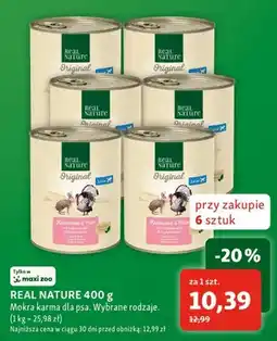 Maxi Zoo Mokra karma dla psa REAL NATURE Original oferta