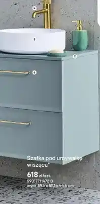 Castorama Szafka pod umywalkę wisząca oferta