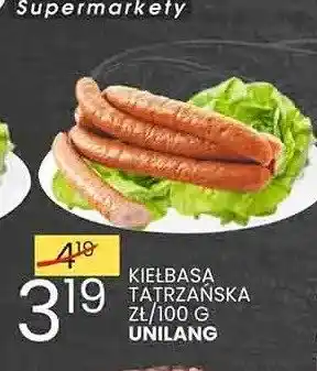 Wafelek Kiełbasa Tatrzańska Unilang oferta