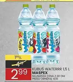 Wafelek Napój Kubuś Waterrr oferta