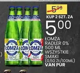 Wafelek Piwo bezalkoholowe Łomża Radler 0% Cytryna oferta