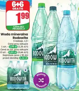 Dino Woda mineralna Rodowita Gazowana oferta