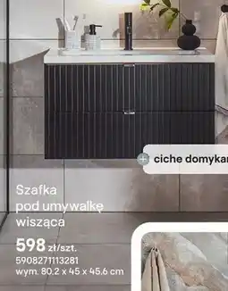 Castorama Szafka pod umywalkę wisząca Listrado oferta