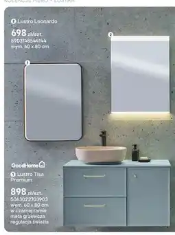 Castorama Lustro łazienkowe GoodHome Leonardo oferta
