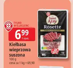 E.Leclerc Kiełbasa wieprzowa suszona Saint Azay Rosette oferta