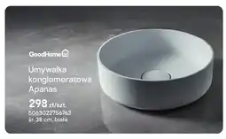 Castorama Umywalka konglomeratowa GoodHome Apanas biała oferta