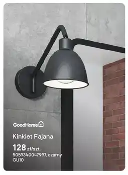 Castorama Kinkiet GoodHome Fajana czarny oferta