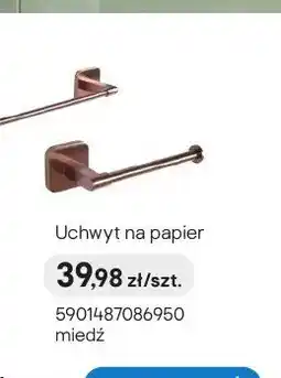 Castorama Uchwyt na papier Harmony miedź oferta
