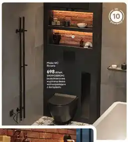 Castorama Miska WC Riviera bezkołnierzowa z deską wolnoopadającą oferta