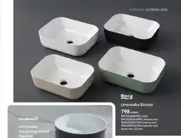Castorama Umywalka Roca Bicolor biała oferta