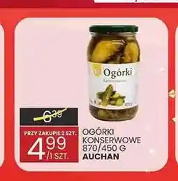 Wafelek Ogórki konserwowe Auchan oferta
