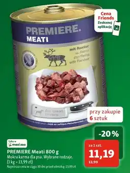 Maxi Zoo Mokra karma dla psa Premiere Meati oferta